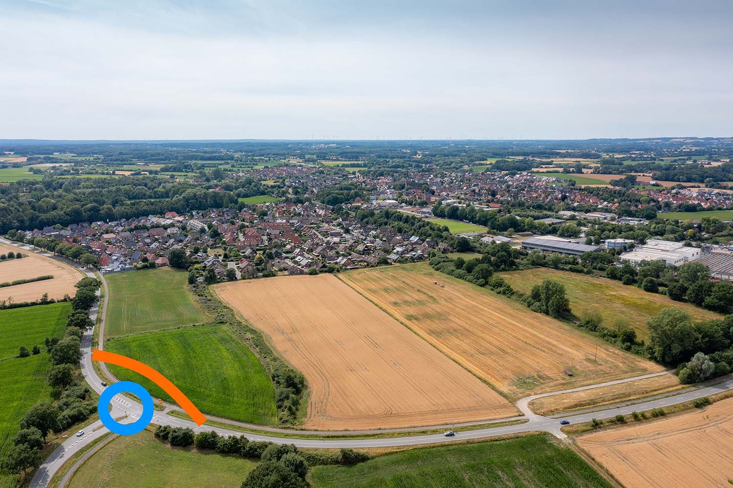 Baustart: Kreisverkehr Führt Künftig Zum Neubaugebiet